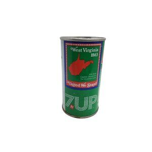 Vintage 7Up Soda Can Straight Steel United We Stand West Virginia 12oz